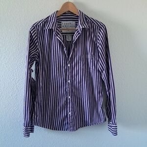 Frank & Eileen Barry Striped Button Down Shirt